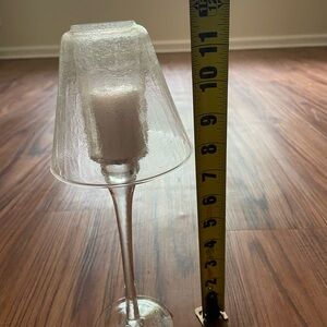 Elegant Glass Candle Holder
